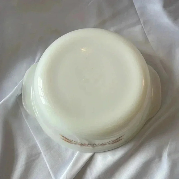 Vintage Anchor Hocking Fire King Wheat Bakeware Set of 2 - Picture 3 of 8